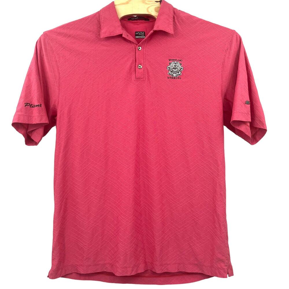 Tiger Woods Collection XL Nike Dry Fit Textured Golf Polo Whistling Straits